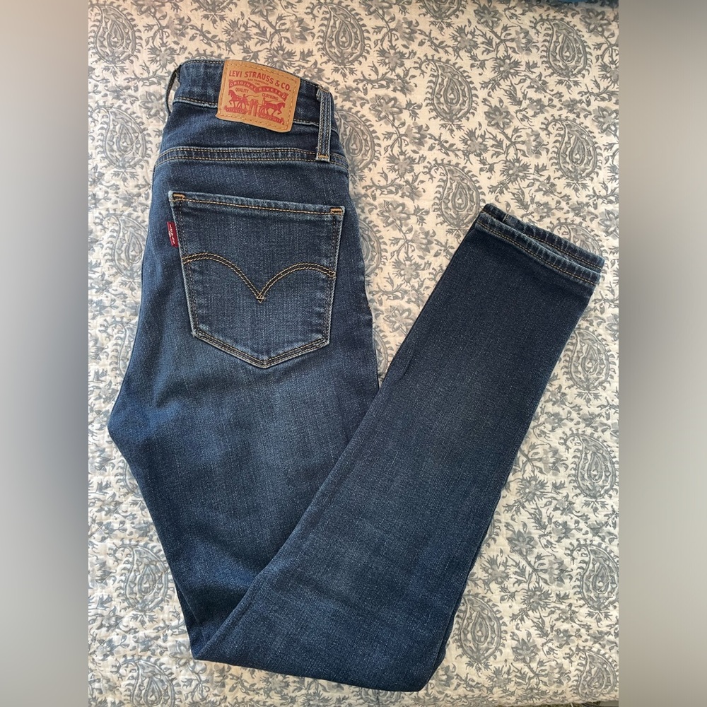 Levi’s 721 High Rise Ankle Skinny Jeans Size 24